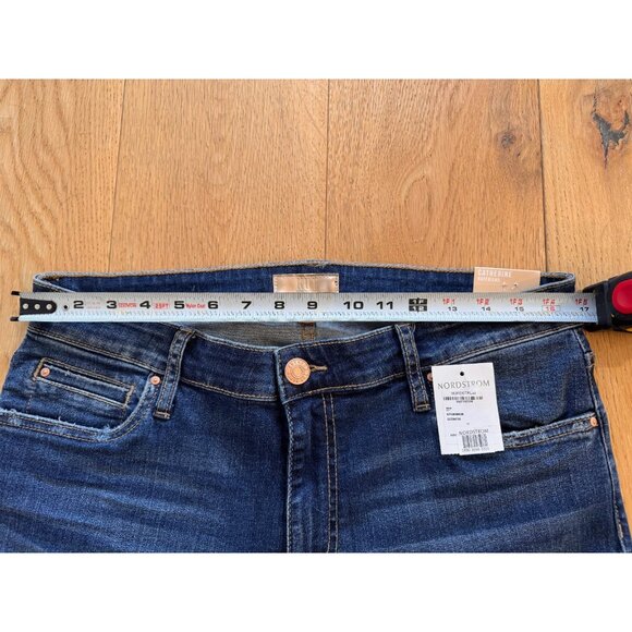 Kut from the Kloth Catherine High Rise Crop Straight Leg Jeans Women Size 12 - Picture 8 of 10